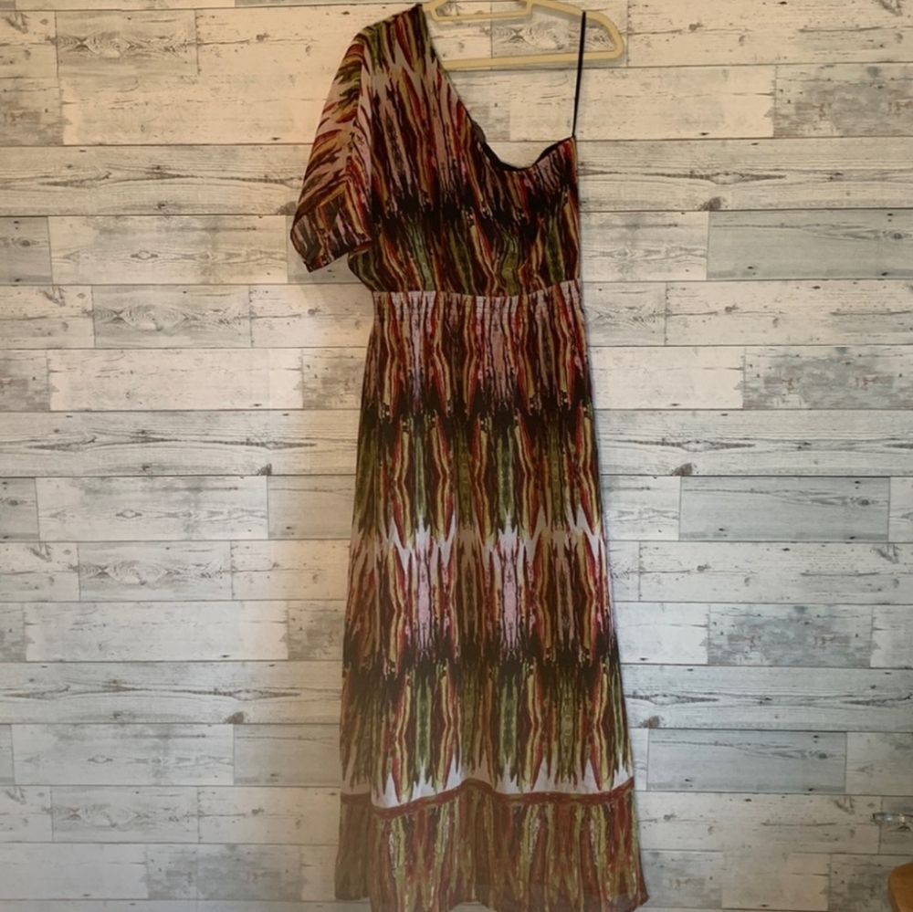 Boho Chic Flowy Maxi Dress NWOT Size L